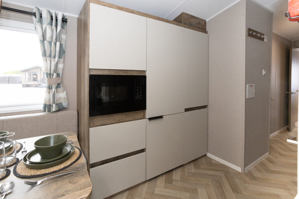2027 Willerby Leven static caravan kitchen