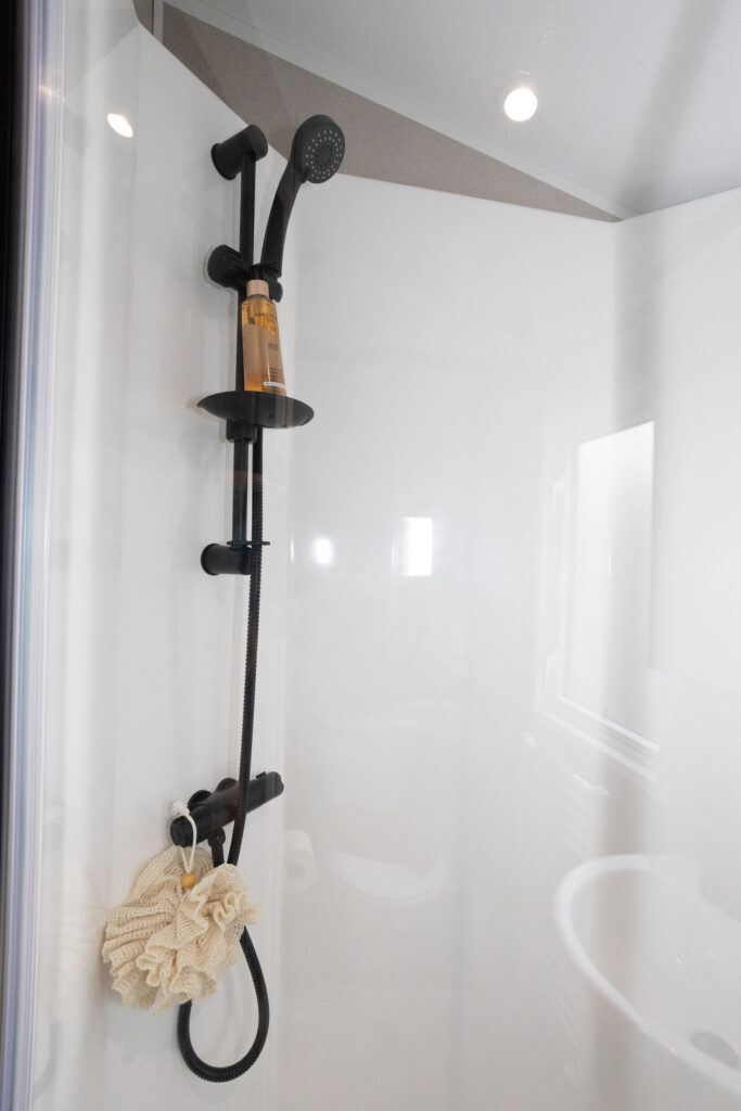 2027 Willerby Leven static caravan shower