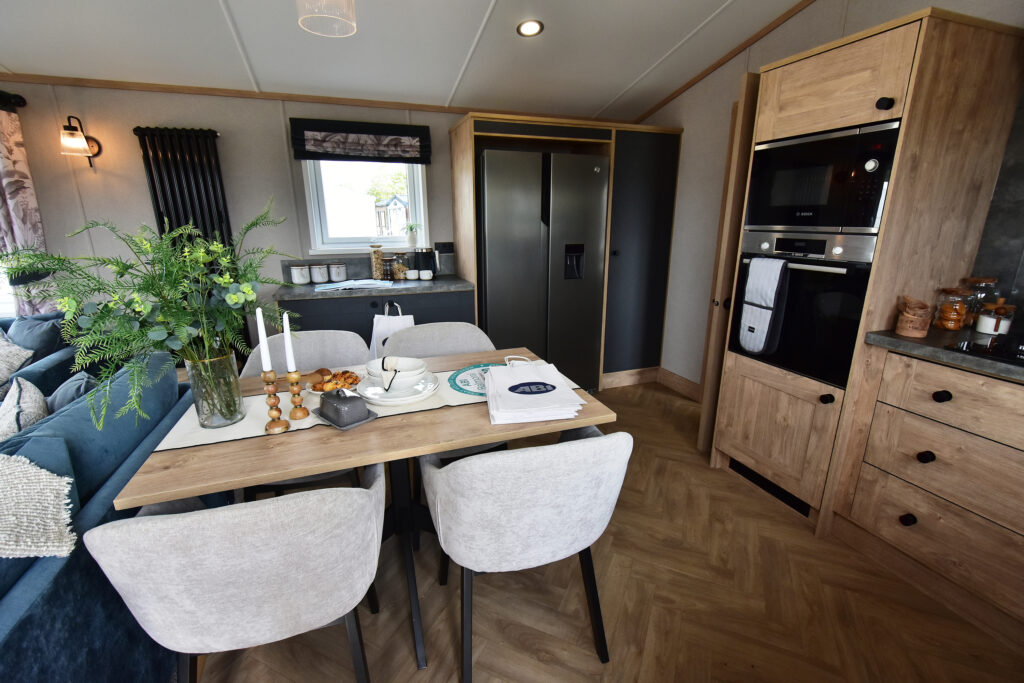 2026 ABI Balmoral static caravan dining kitchen