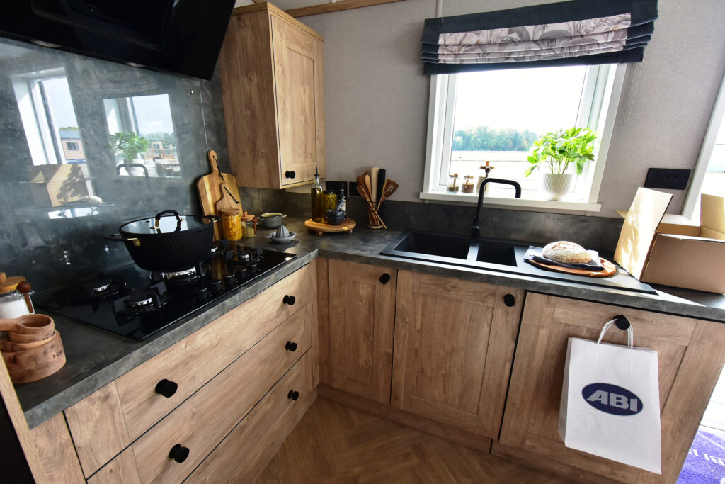 2026 ABI Balmoral static caravan kitchen