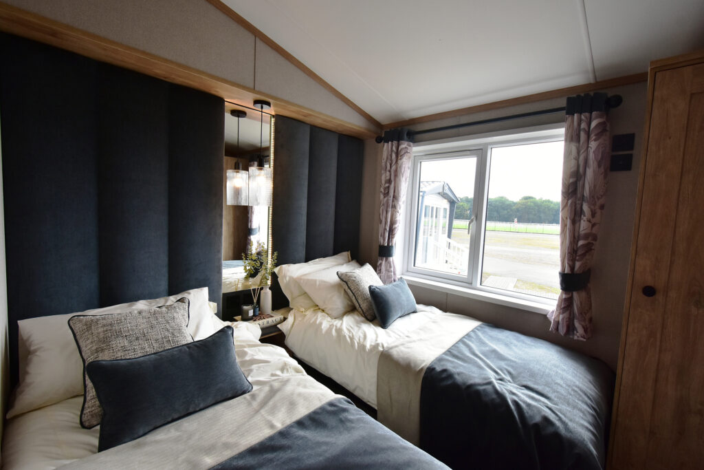 2026 ABI Balmoral static caravan twin bedroom